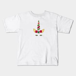 Merry Christmas magical unicorn Kids T-Shirt